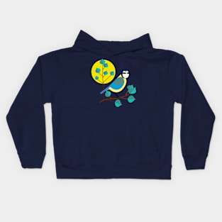 Chickadee and Moon Kids Hoodie